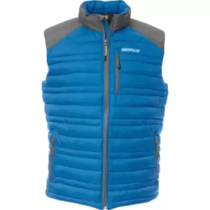 Image of Caterpillar Mens Defender Insulated Vest Blue 3XL