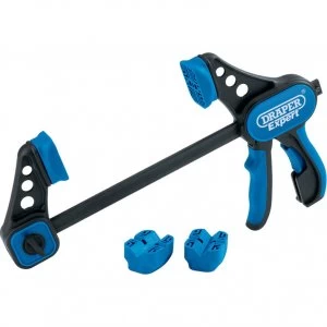 Image of Draper Expert Soft Grip Dual Action Quick Clamp 150mm