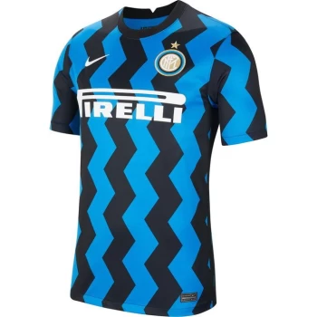 Image of Nike Inter Milan Home Shirt 2020 2021 - Blue