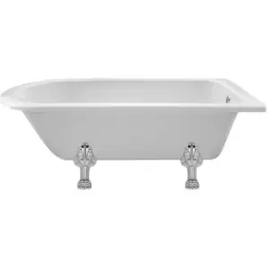 Image of Winterburn Freestanding Bath 1700mm x 750mm - Pride Leg Set - Hudson Reed