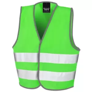 Image of Result Childrens/Kids Enhanced Hi-Vis Vest (S) (Lime Green)