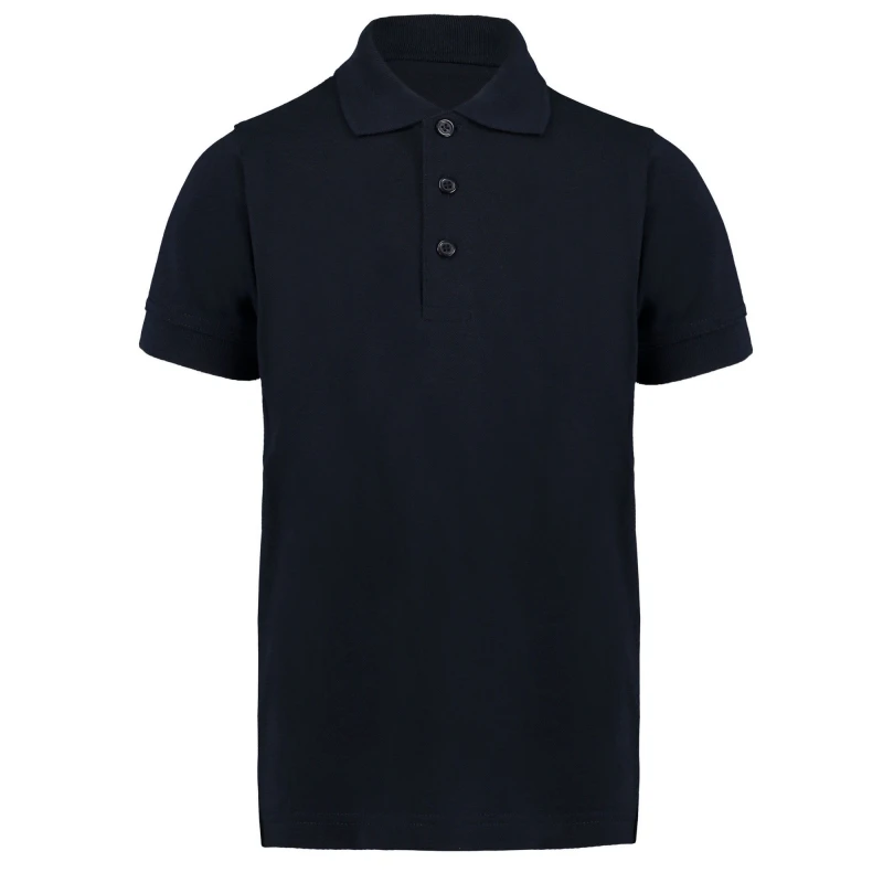 Image of Kustom Kit Klassic Polycotton Pique Polo Shirt in Navy Size: 3-4 Years Navy Unisex 3-4 Years