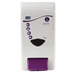 Image of Deb Stoko White and Purple Cleanse Heavy 4000 Washroom Dispenser HVY4L