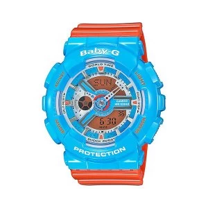 Image of Casio Baby-G Standard Analog-Digital Watch BA-110NC-2A - Blue Orange