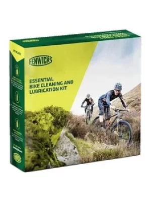 Image of Fenwicks Essential Bike Cleaning & Lubrication Kit (Aerosol-Free)