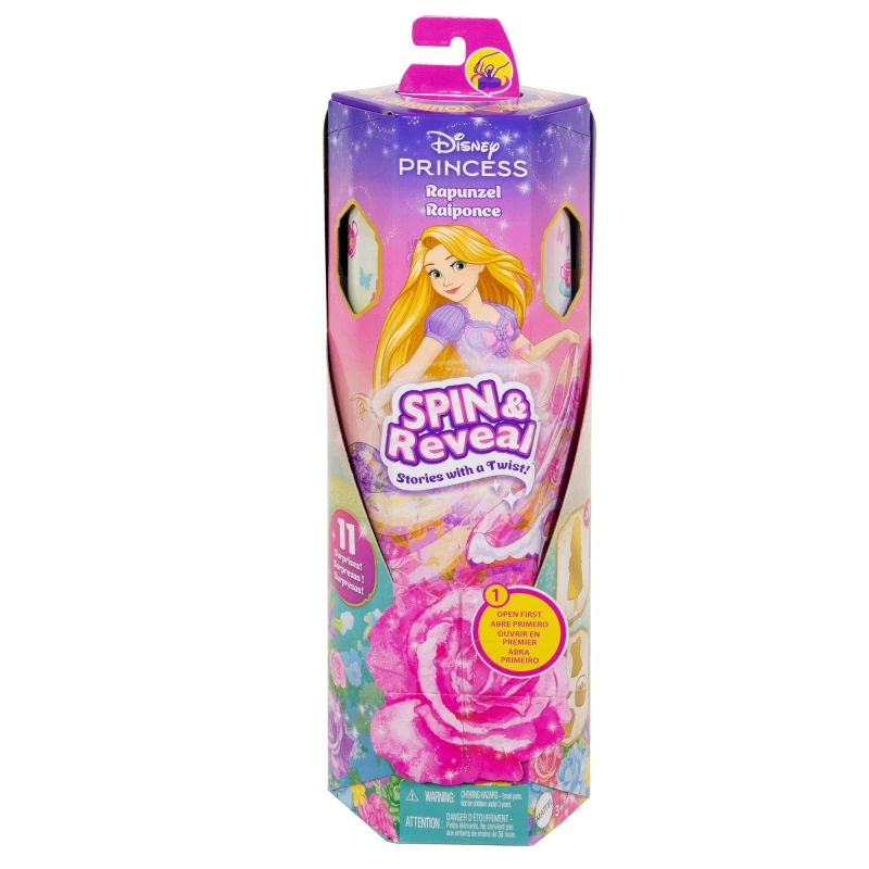 Image of Disney Princess Disney Princess Spin & Reveal Rapunzel Doll