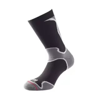 Image of 1000 Mile Mens Fusion Socks (6 UK-8 UK) (Black/Grey)