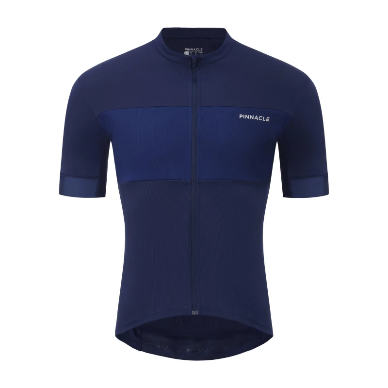 Image of Pinnacle Race Short Sleeve Cycling Top Mens Blue male Small