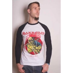 Image of Iron Maiden - Piece of Mind Unisex X-Large T-Shirt - White