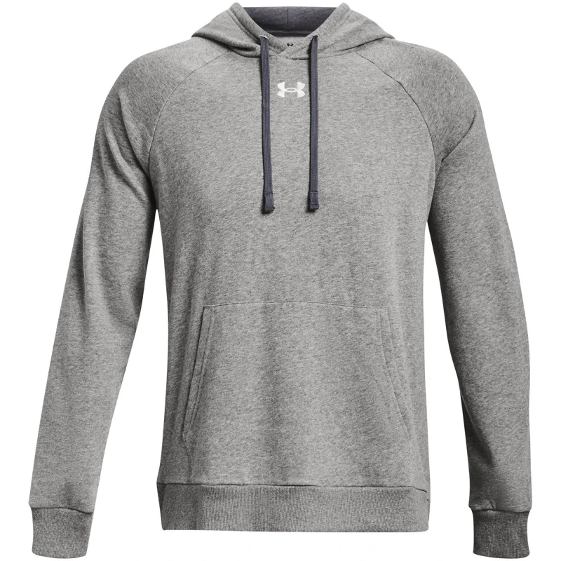 Image of Under Armour Rival Fleece Hoodie Mens Carbon male XS