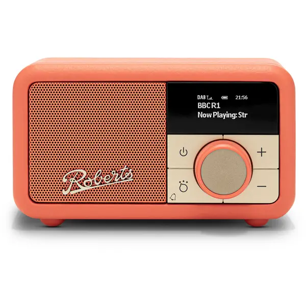 Image of Roberts Revival Petite 2 DAB DAB+ Bluetooth Rechargeable Digital Radio Pop Orange