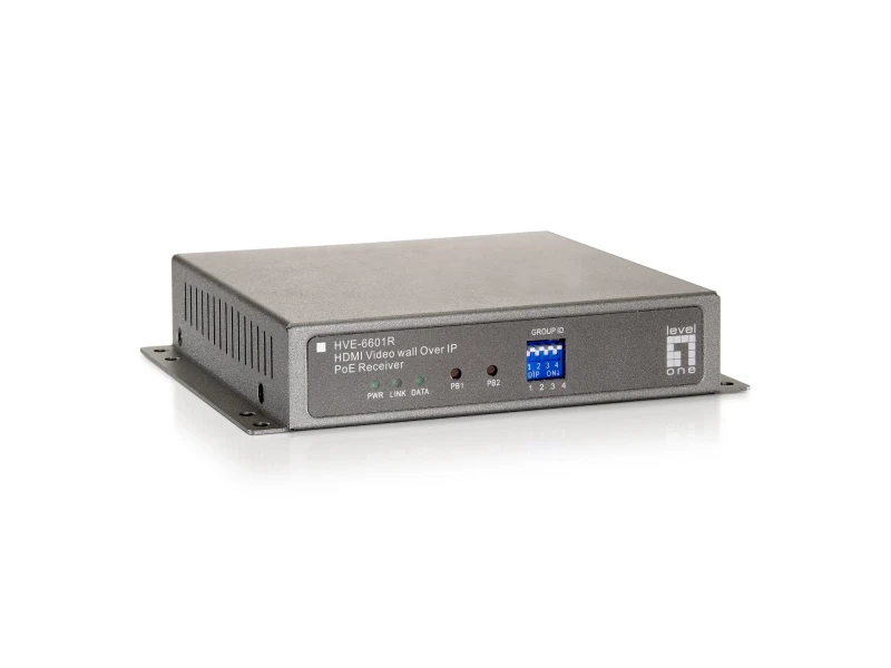 Image of LevelOne HDMI Video Wall over IP PoE Receiver