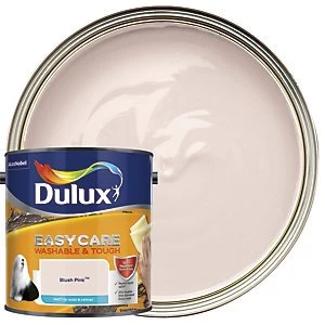 Image of Dulux Easycare Washable & Tough Blush Pink Matt Emulsion Paint 2.5L
