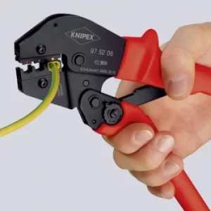 Image of Knipex 97 52 04 Crimper Non-insulated open end connectors 0.1 up to 2.5 mm²
