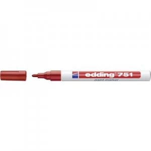 Image of Edding 4-751002 edding 751 Paint marker Paint marker Red 1 mm, 2mm /pack