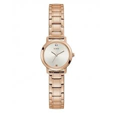 Image of Guess White And Rose Gold 'Mini Nova' Fashion Watch - GW0244L3 - multicoloured