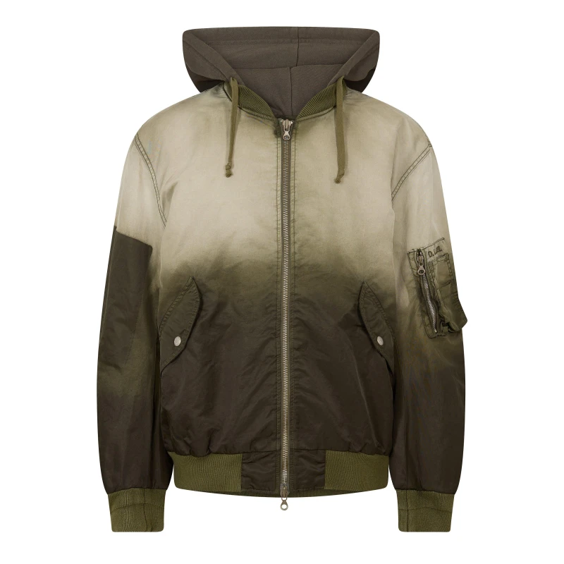 Image of Diesel Mens Bomber Jacket Black male XL (52)