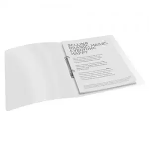 Image of Rexel A4 Ring Binder; White; 16mm 2 O-Ring Diameter; Choices - Outer