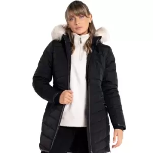 Image of Dare 2B Womens Striking III Waterproof Padded Parka Coat UK 8- Bust 34', (86cm)