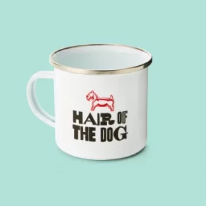 Image of Monopoly Hair Of The Dog Enamel Mug White