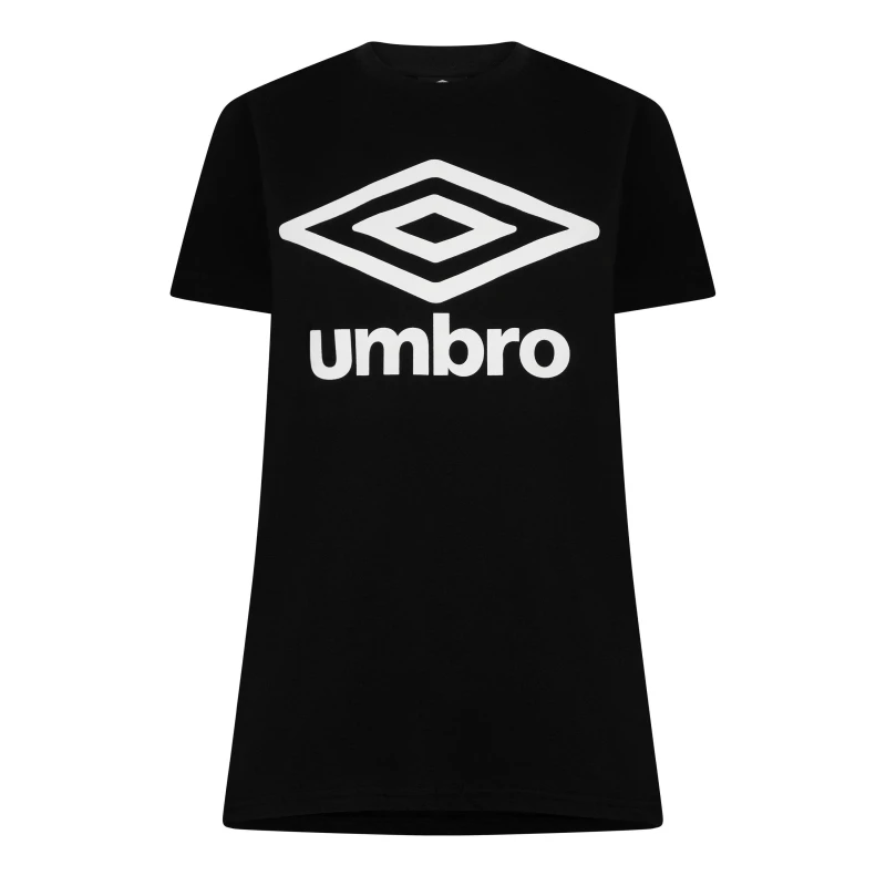 Image of Umbro Diamond Logo T-Shirt Womens - Black 8