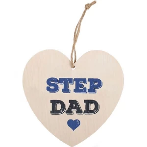 Image of Step Dad Hanging Heart Sign