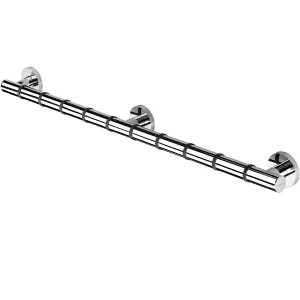 Image of Croydex Straight 89cm GrabN'Grip Grab Bar - Chrome