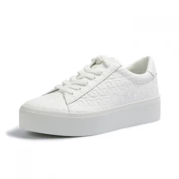 Image of Calvin Klein Janika Eco Low Top Trainers - White