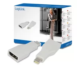 Image of LogiLink Mini DisplayPort / DisplayPort Adapter Mini DisplayPort M...