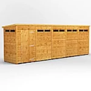 Image of Power Garden Shed 204PPSS Golden Brown 20x4