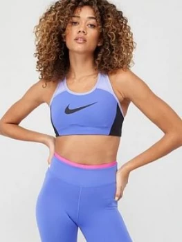 Image of Nike High Support Swoosh Padded Bra - Sapphire