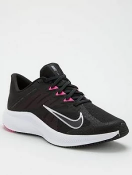Image of Nike Quest 3 - Black/White/Pink , Black/White/Pink, Size 7, Women