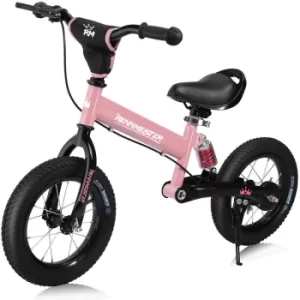 Image of Kids Balance Bike Children Training Rennmeister 12' Gift Boys Girls Push Starter Pink