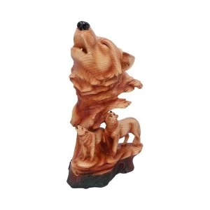 Image of Natural Symphony Howling Wolves Bust