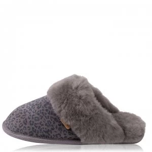 Image of Just Sheepskin Duchess mule - Grey Animal
