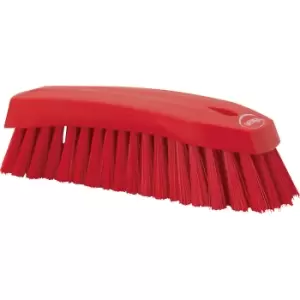 Image of Vikan Washing brush, L, hard, pack of 15, red
