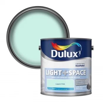 Image of Dulux Light & Space Lagoon Falls Matt Emulsion Paint 2.5L
