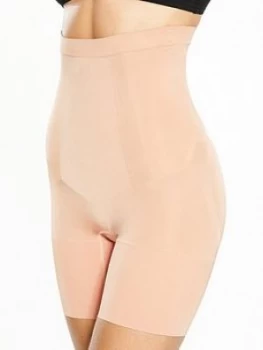 Image of Spanx Spanx Oncore High Waisted Mid Thigh Short Nude Size S Women