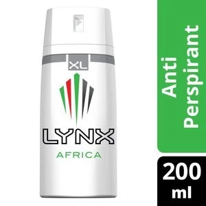 Image of Lynx Dry Africa Aerosol Anti-Perspirant Deodorant 200ml