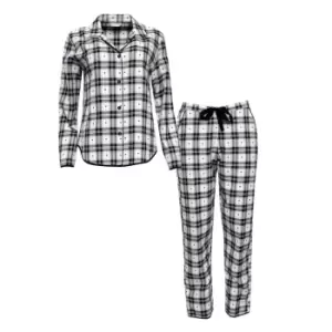 Image of Cyberjammies Beth Heart Dobby Pyjama Set - Black
