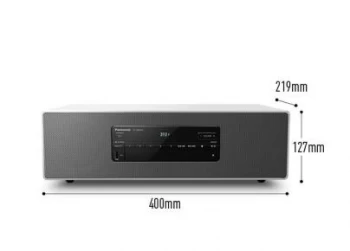 Image of SC-DM502E-W Panasonic Premium Stereo System with Bluetooth Connection - White
