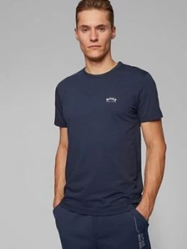 Image of Hugo Boss Golf Curved T-Shirt Navy Size 2XL Men
