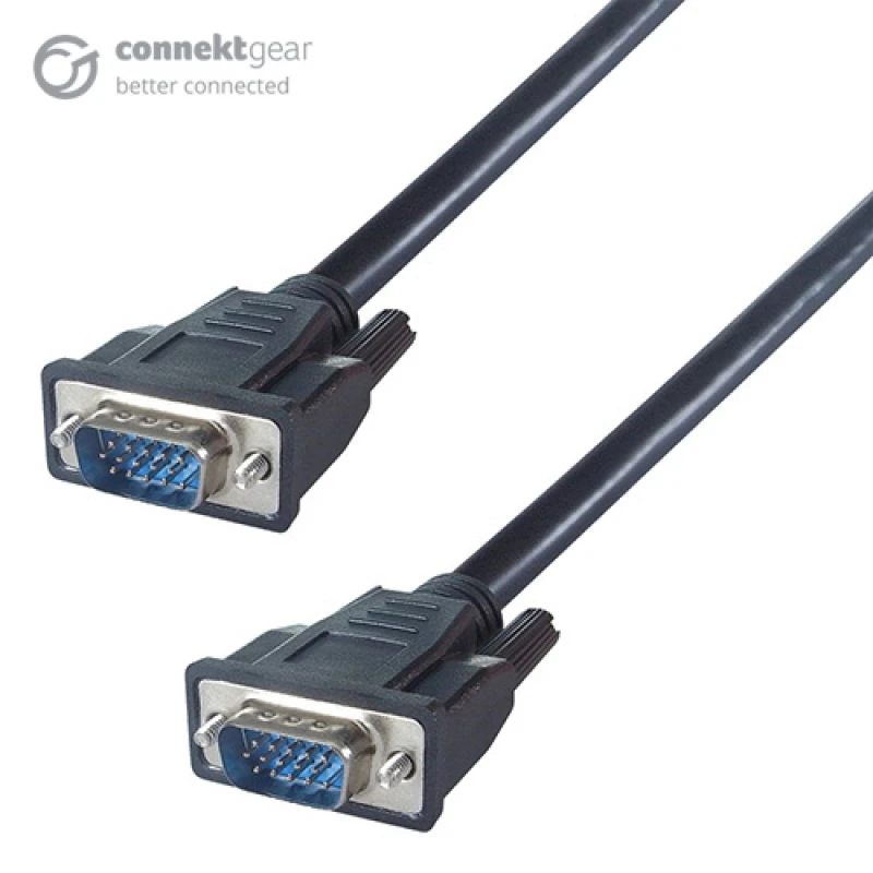 Image of connektgear 20m VGA Monitor Connector Cable - Male to Male - Fully Wir