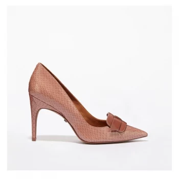 Image of Reiss Harriet Court Shoes - Mink Snake