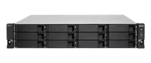 Image of QNAP TS-h1283XU-RP NAS Rack (2U) Ethernet LAN Black, Grey E-2236 (TS-h1283XU-RP-E2236-128G)