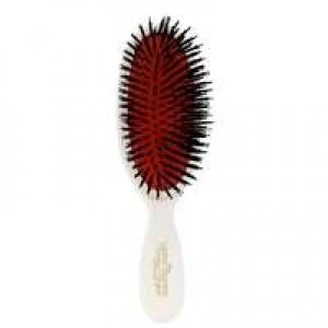 Image of Mason Pearson Pure Boar Bristle Pocket Sensitive Brush White SB4