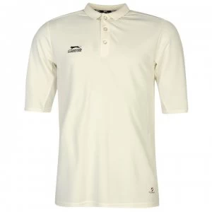 Image of Slazenger Three Quarter Cricket Shirt Mens - White