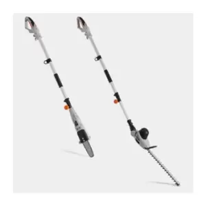 Image of Vonhaus - 2 in 1 Chainsaw & Trimmer - 750W with Extendable 2.4m Reach, Adjustable Head & 10m Power Cable