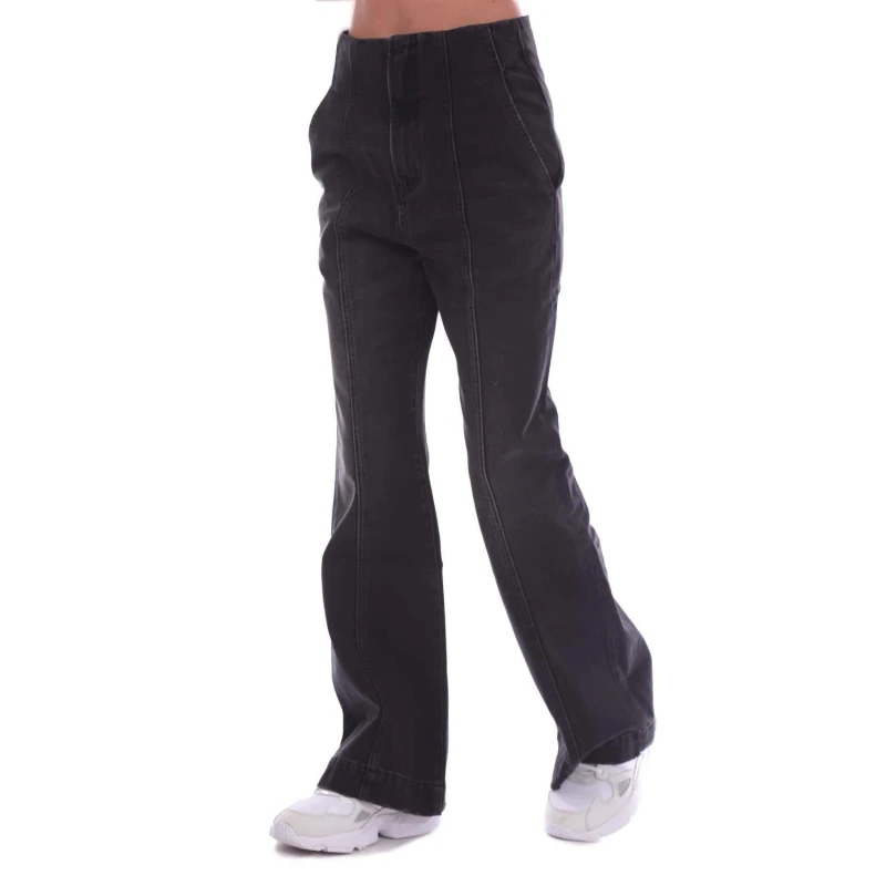 Image of Ambush Flared Jeans - Black ONE SIZE