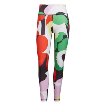 Image of adidas x Marimekko Yoga Tights Womens - Orange